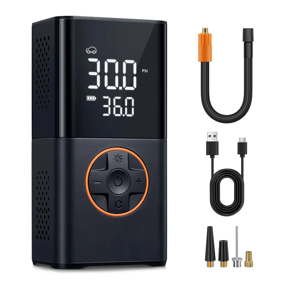 GloveBox Air Pro standard kit with inflator, hose, cable and adapters